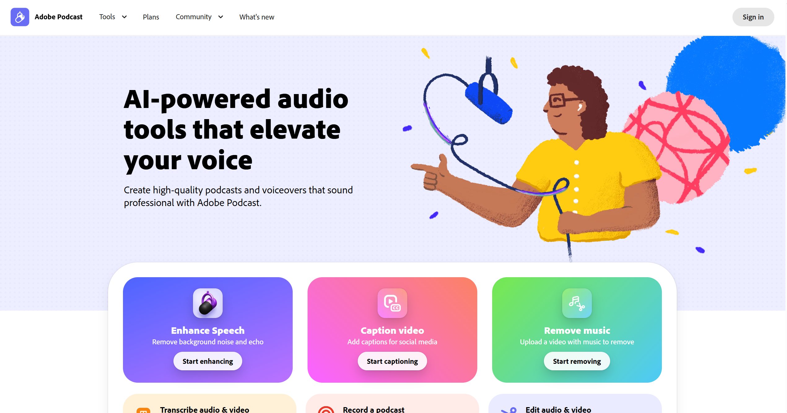 Adobe Podcast