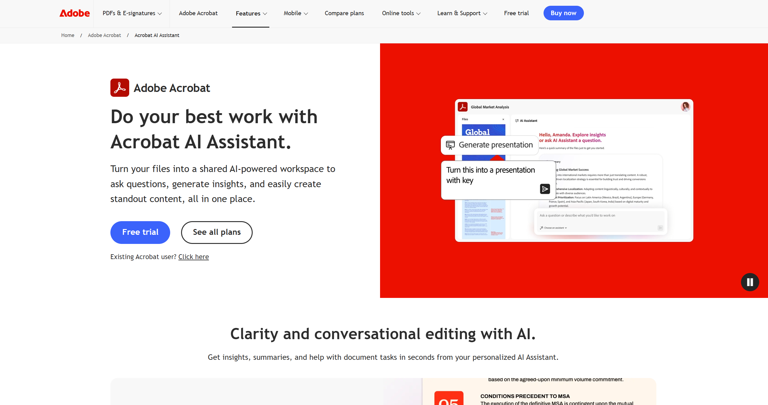 Acrobat AI Assistant
