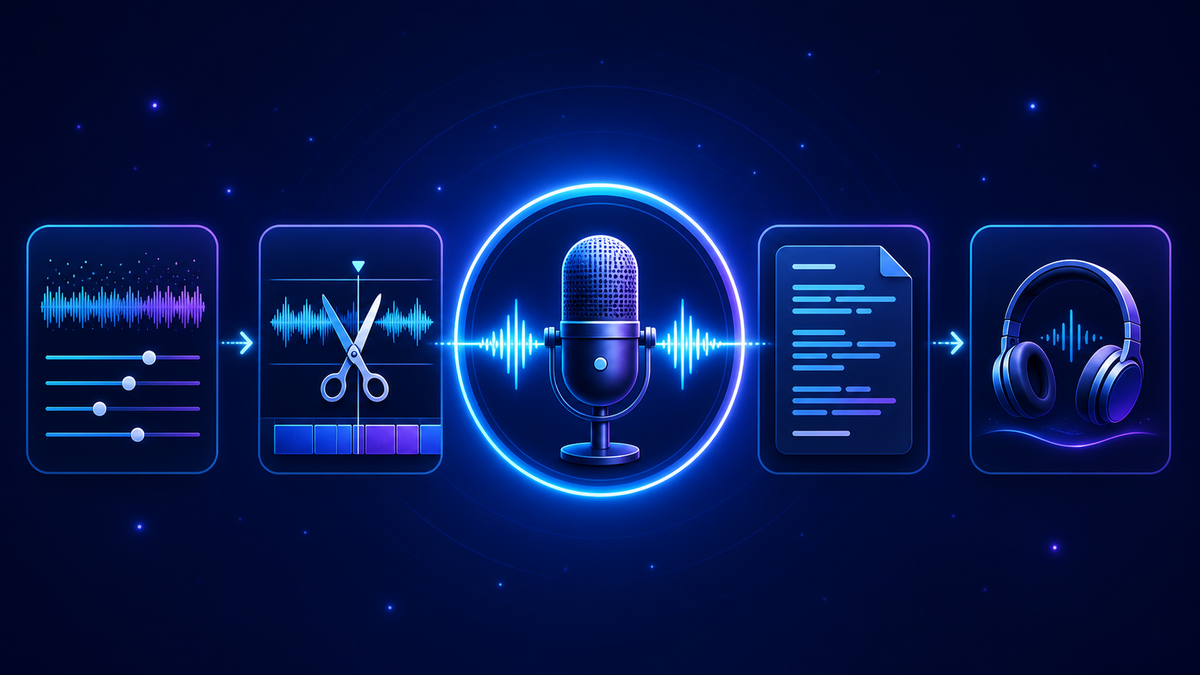 播客音频怎么用AI整理？Adobe Podcast、音剪和网易见外实用教程